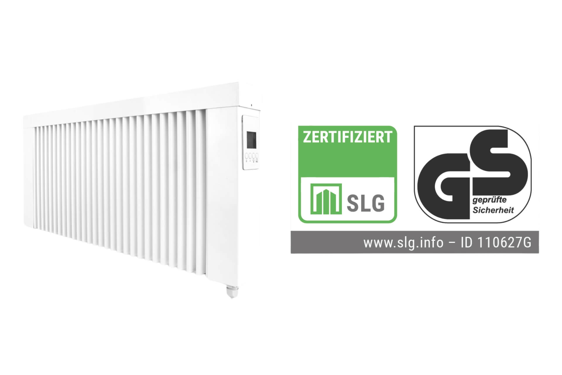 Flächenspeicherheizung niedrig "areo smart base GS" Elektroheizung